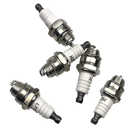 MAXBELL Pack of 5 Spark Plug Fit L7T BM6A,BPMR7A,RCJ6Y,RCJ7Y,WSR5F 33cc-49cc Trimmer