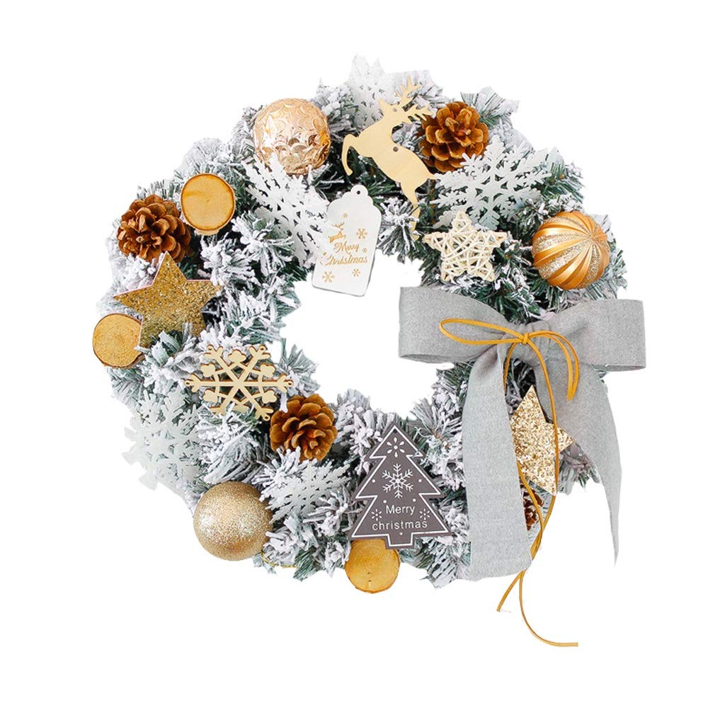 Guirlande de Noël 40cm jet de neige anti-perte pour vitrine