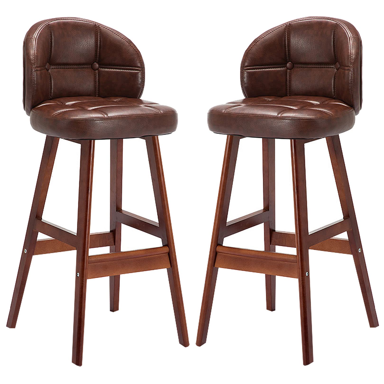 Tabouret de bar moderne gain de place sans dossier pour comptoir de cuisine