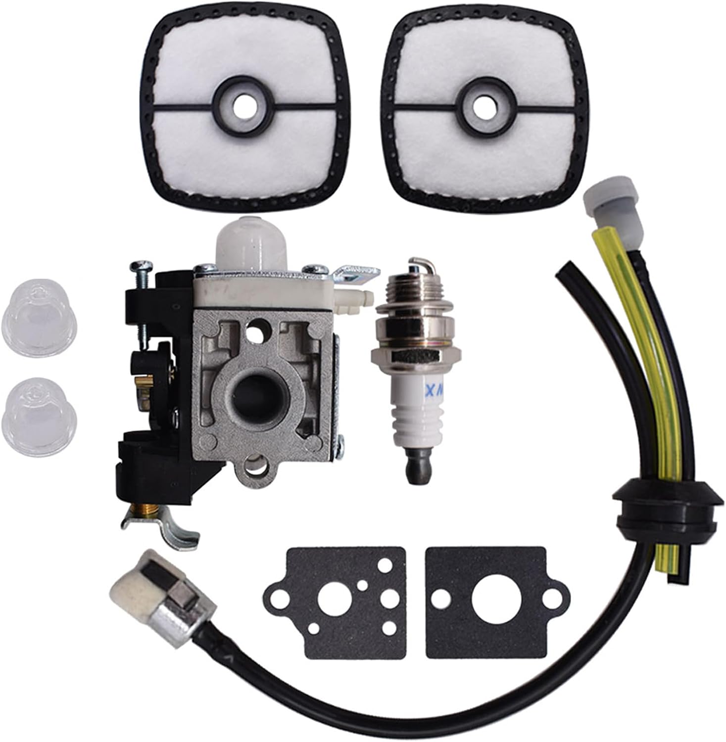 ALL-CARB RB-K106 Carburetor Replacement for Echo PB-250LN PB-250 ES250 Handheld Power Blowers carb Replace A021003660 A021003661 with Gaskets Spark plug Fuel Line