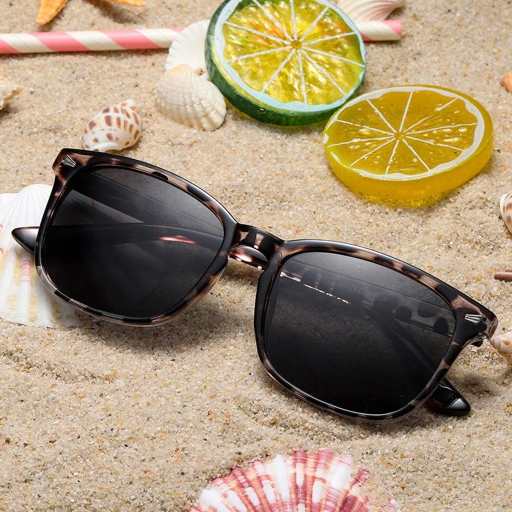 DUSHINE Polarized Sunglasses for Women Classic Retro Style UV400 Protection - Image 3