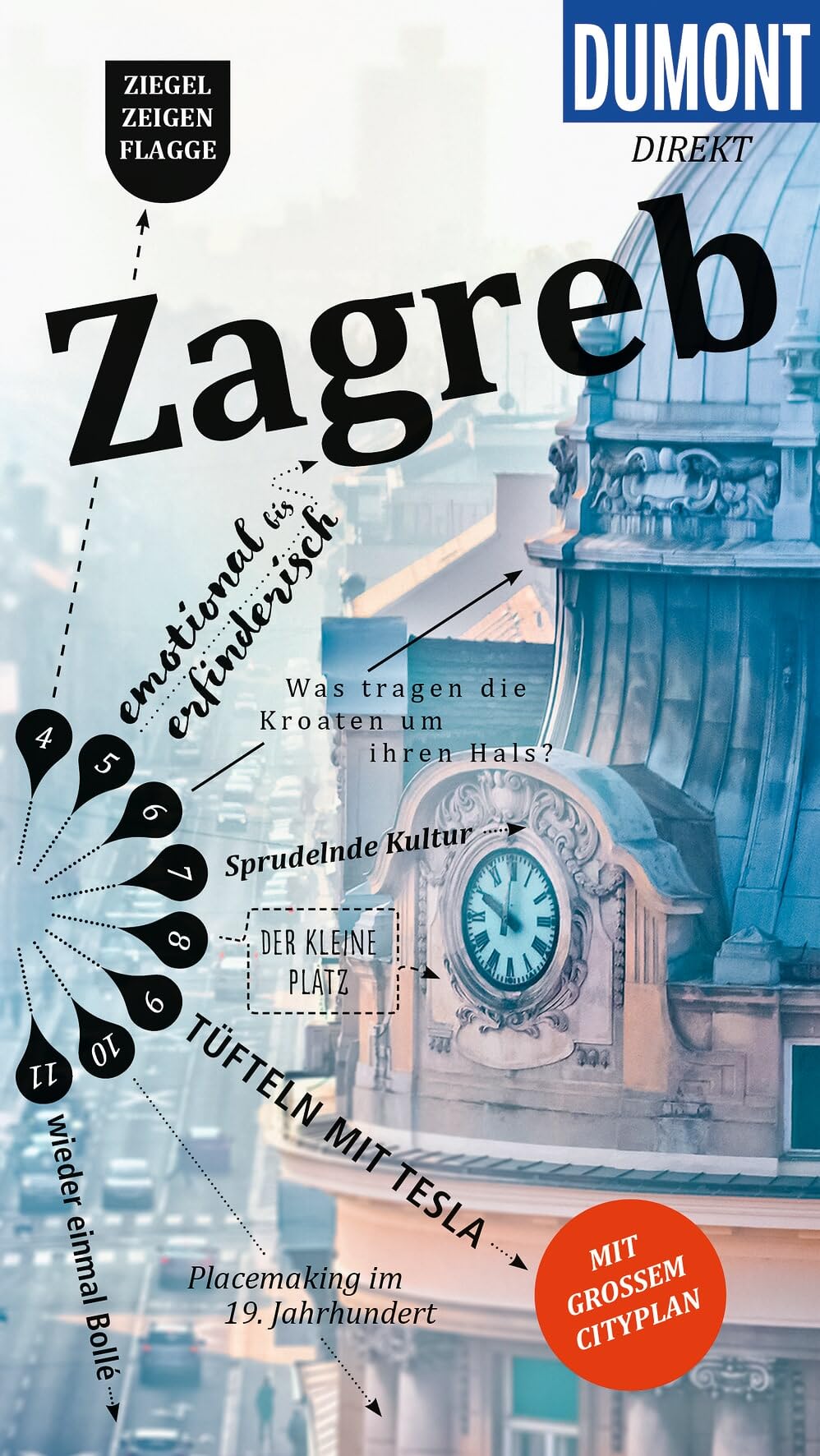 DUMONT direkt Reiseführer Zagreb: Mit großem Cityplan