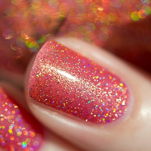 Miniatura 374 de ILNP Madison Ave Esmalte de uñas holográfico metálico rosa antiguo