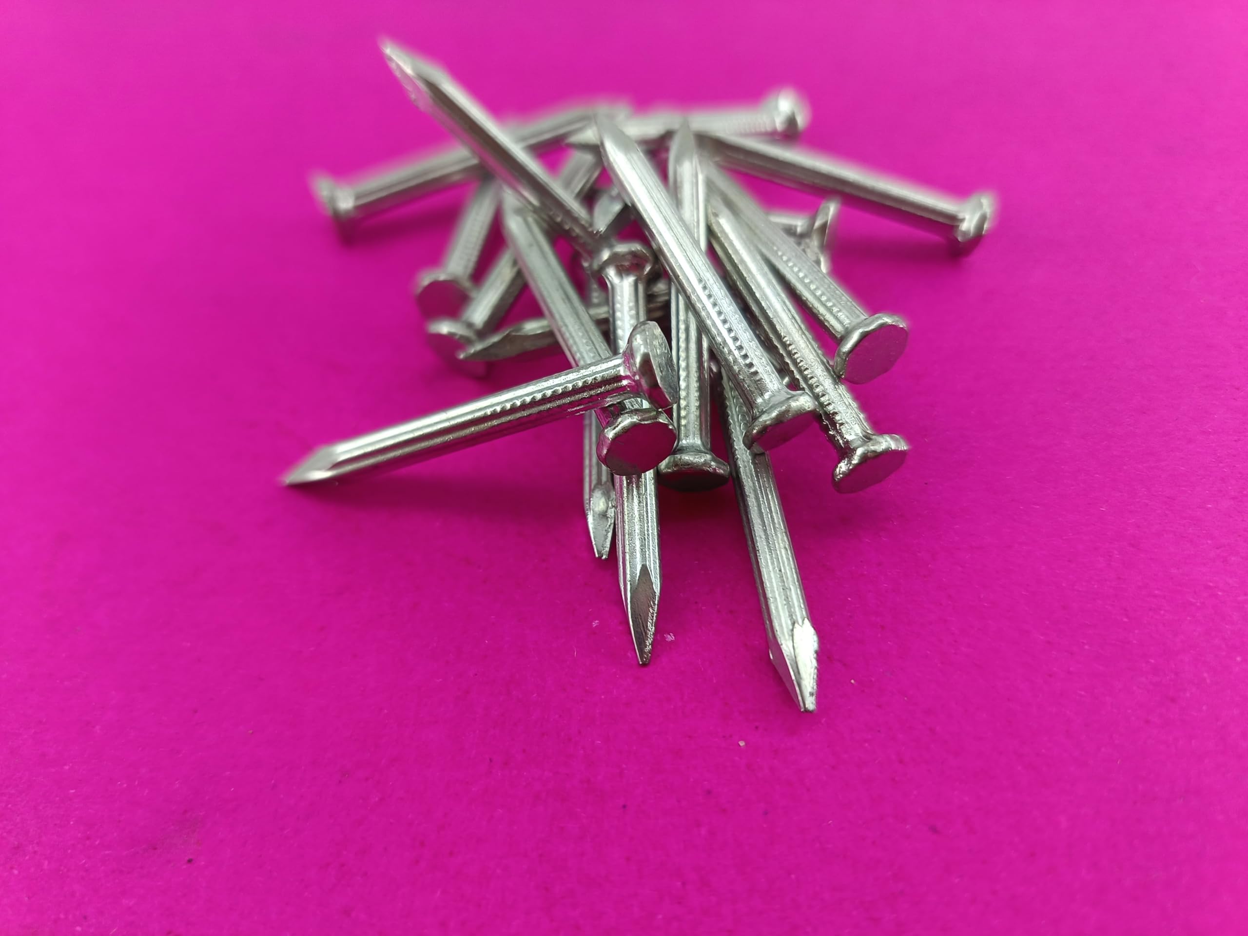 advancedestore Heavy Duty Anti-Corrosion Steel Nails for Wall, Concrete, Wood, DIY, Rust Free (2 inch) Pack of 25 Pieces-image-30