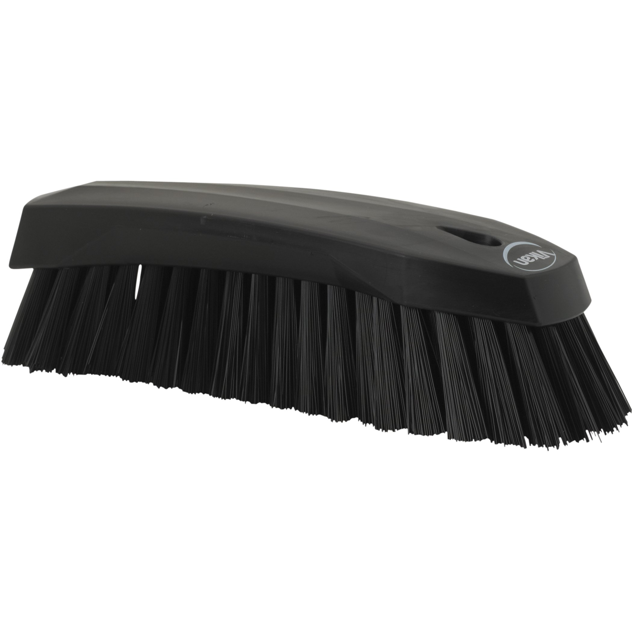 Vikan - Spazzola da lavoro igienica - Fibre dure - Nero