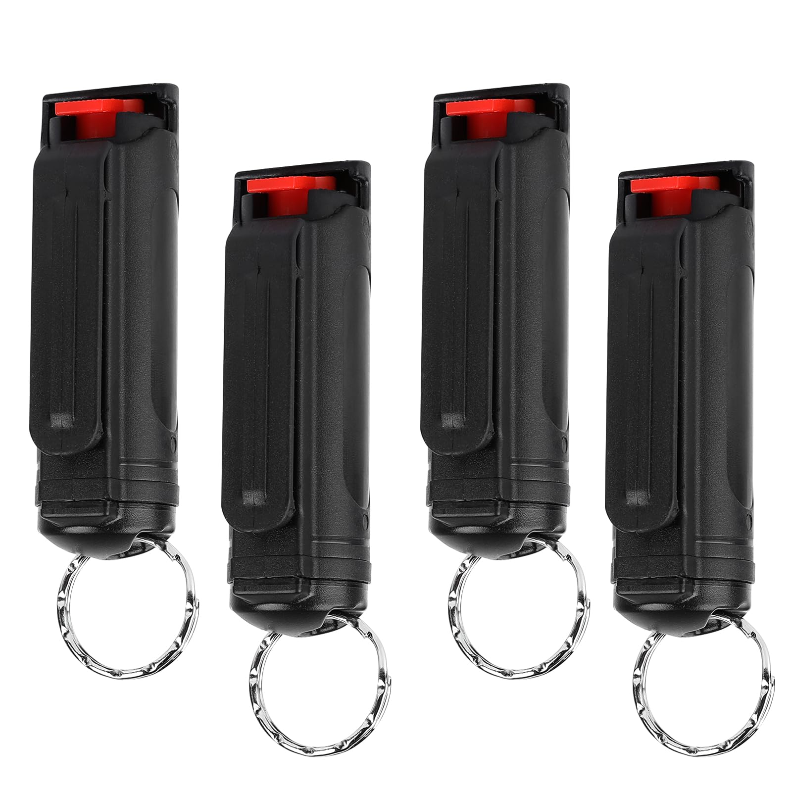 3x Pfefferspray Schlüsselanhänger Zur Tierabwehr - Mini Selbstverteidigung Mit Sicherheitsverriegelung