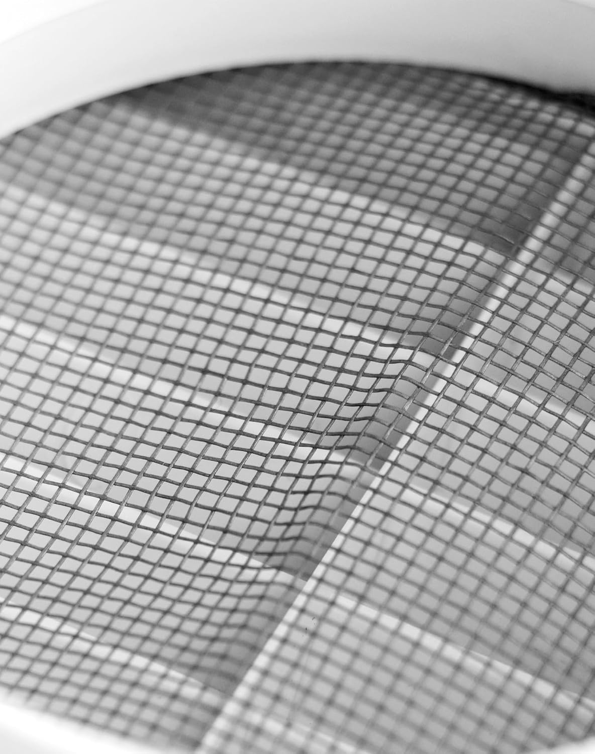 QWORK 4" White Louvered Vent Cover Set for Outdoor Dryer Exhaust, 8 Pack Covers Prevent Birds Nesting, Including Easy Installation Screws