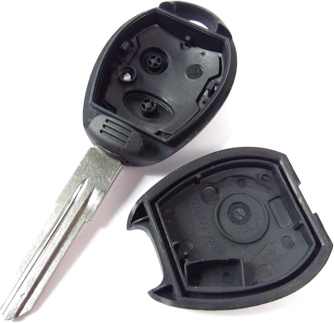 Atlantic British Ltd. Key Fob Remote Replacement Cover 2-Button for Land Rover Discovery Series 2 (1999-2004)
