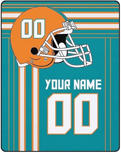 Miniatura 7 de Mantas de fútbol personalizadas de forro polar, regalos con número de nombre para fanáticos del fútbol