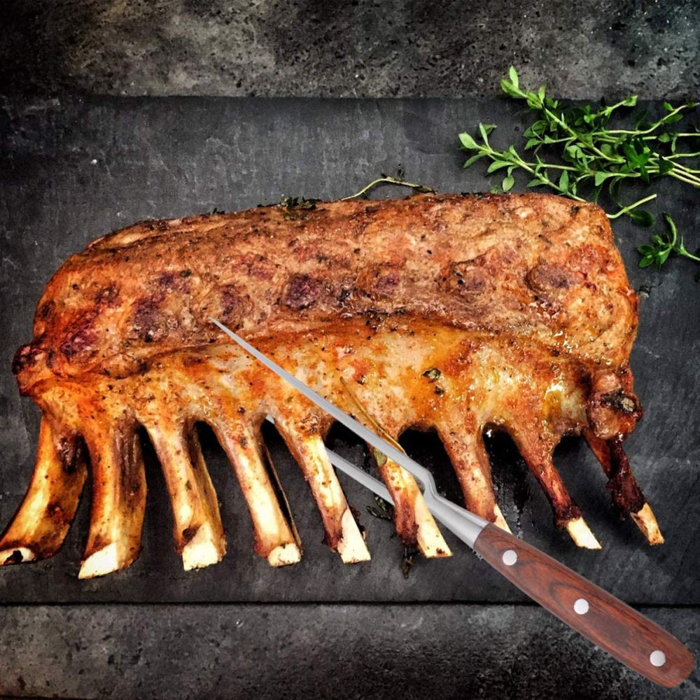 zaizai Tenedor para Barbacoa Tenedor para Carne De Acero Inoxidable Tenedor Tenedores Tenedores Dos Tenedores Utensilios De Cocina Juego De Herramientas para Carne De Cerdo Pavo Pollo Carne