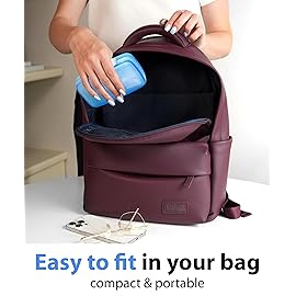 Travel Pill Organizer - Airtight Medicine Case for Traveling Portable Pharmacy Box with Labels Vitamin Container 8 Compartment Supplement Medication Holder Large Capacity Daily (Blue)