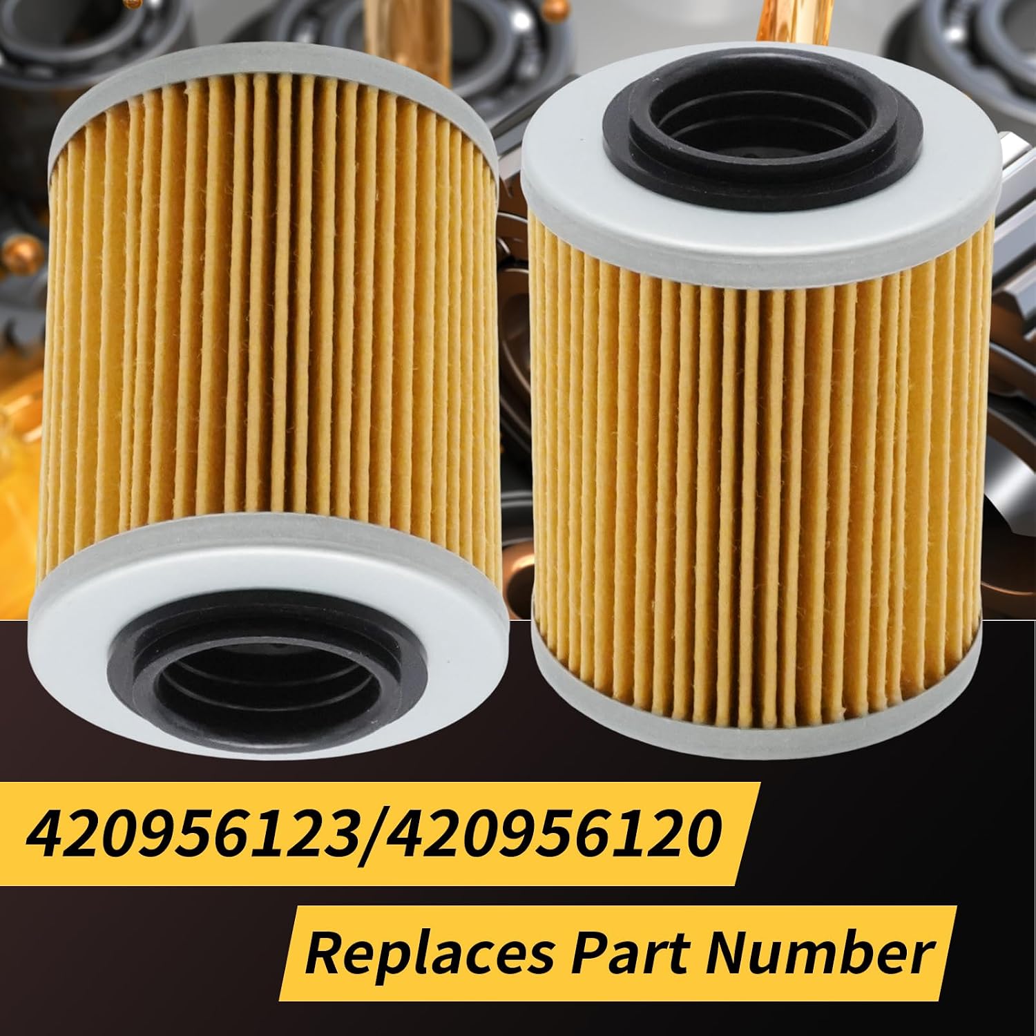 Anxingo 3 PCS 420956123 420956120 Oil Filter