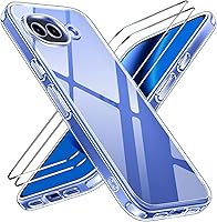 Vista 10 de ivoler Funda Transparente 3 en 1 Diseñada para iPhone Air de 6.5 pulgadas / iPhone 17 Air de 6.5 pulgadas 2025 con Paquete de 2 Protectores