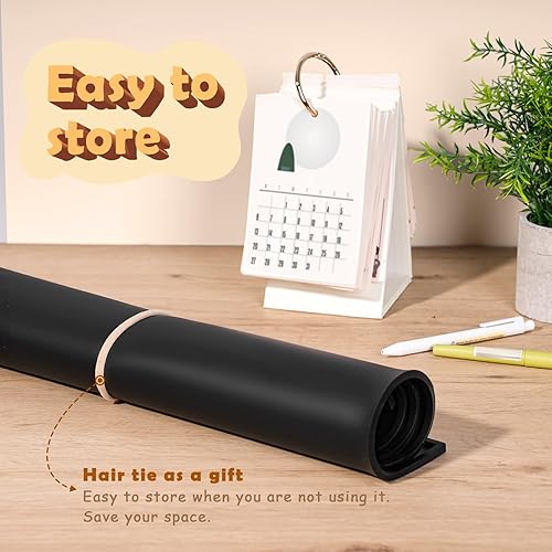 Miniatura 9 de Alfombrilla de silicona para manualidades con labio extra grande de 31.5 x 23.6 pulgadas para cuentas y fabricación de joyas, pulseras de cuentas de