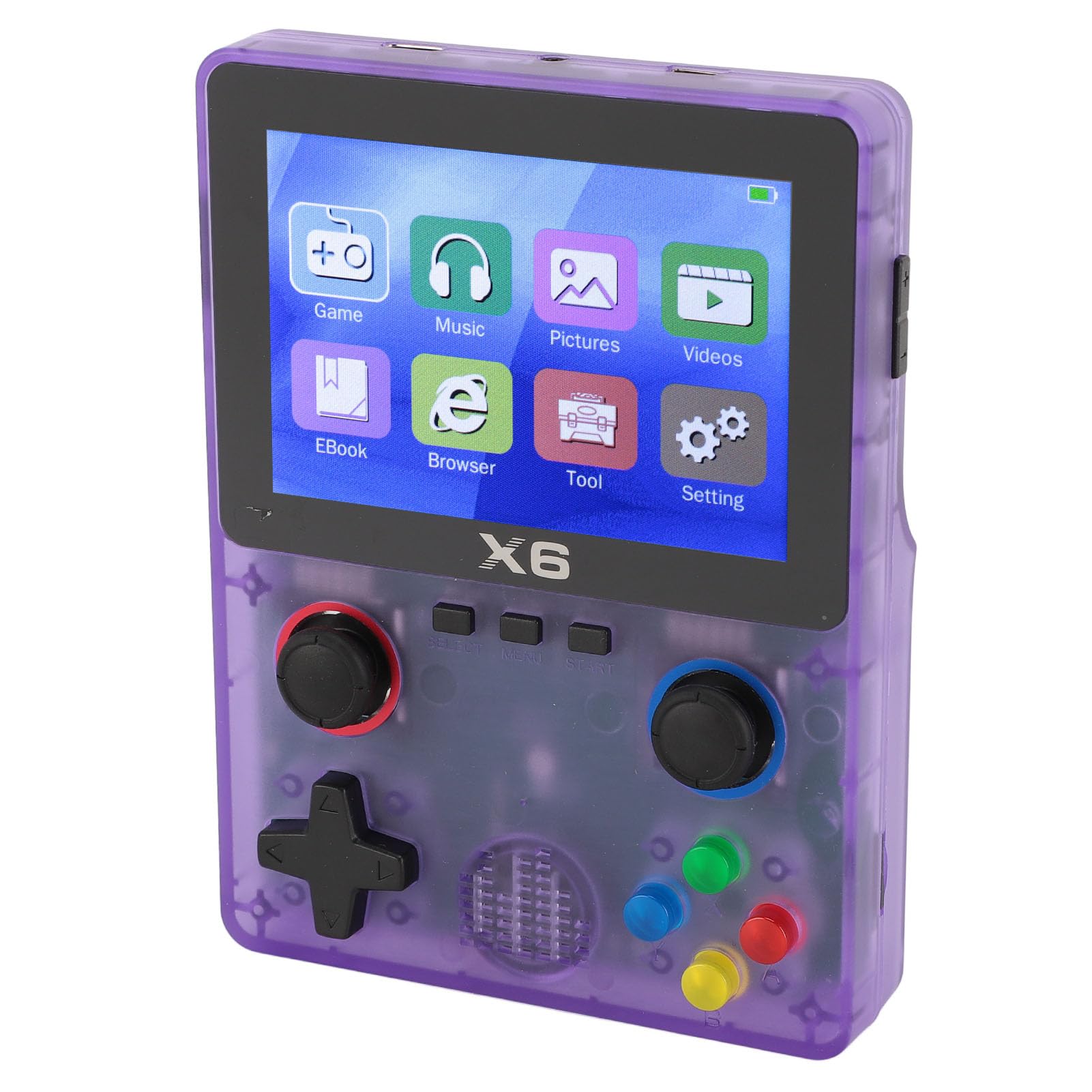 デュアル 3D ロッカー付き X6 ハンドヘルド ゲーム コンソール、3.5 イ Amazon.co.jp: デュアル 3D ロッカー付き X6 ハンドヘルド