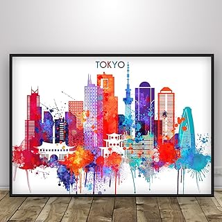 Tokyo Poster, Tokyo Art Print, Tokyo Wall Art, Tokyo City, Tokyo Art,Tokyo Gift, Tokyo Home Decor, Typography art, Wall Decoration, Unframed print