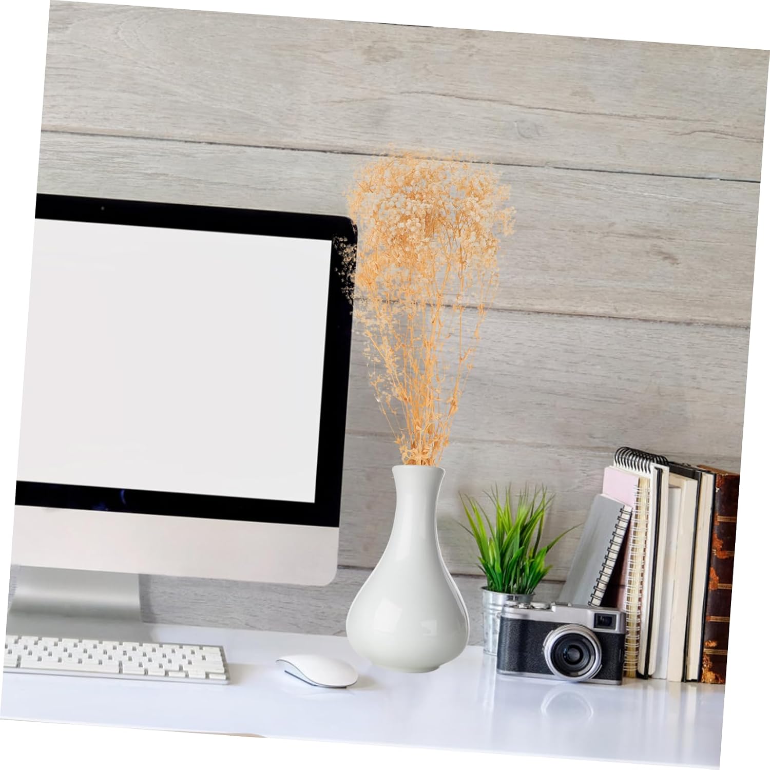 Zerodeko Bundle of Dried Breath Bouquets Elegant DIY Floral Arrangements for Kitchen Table Decor Realistic Dried Flowers Centerpiece for Home Event Decorations