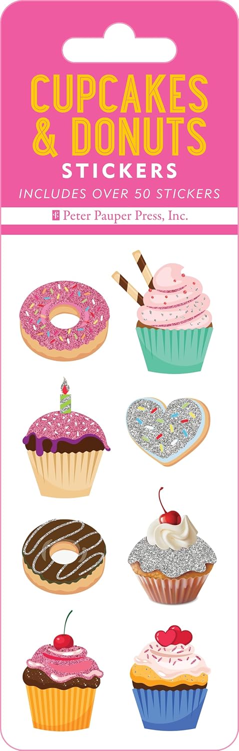Cupcakes & Donuts Sticker Set (6 different sheets of stickers!)