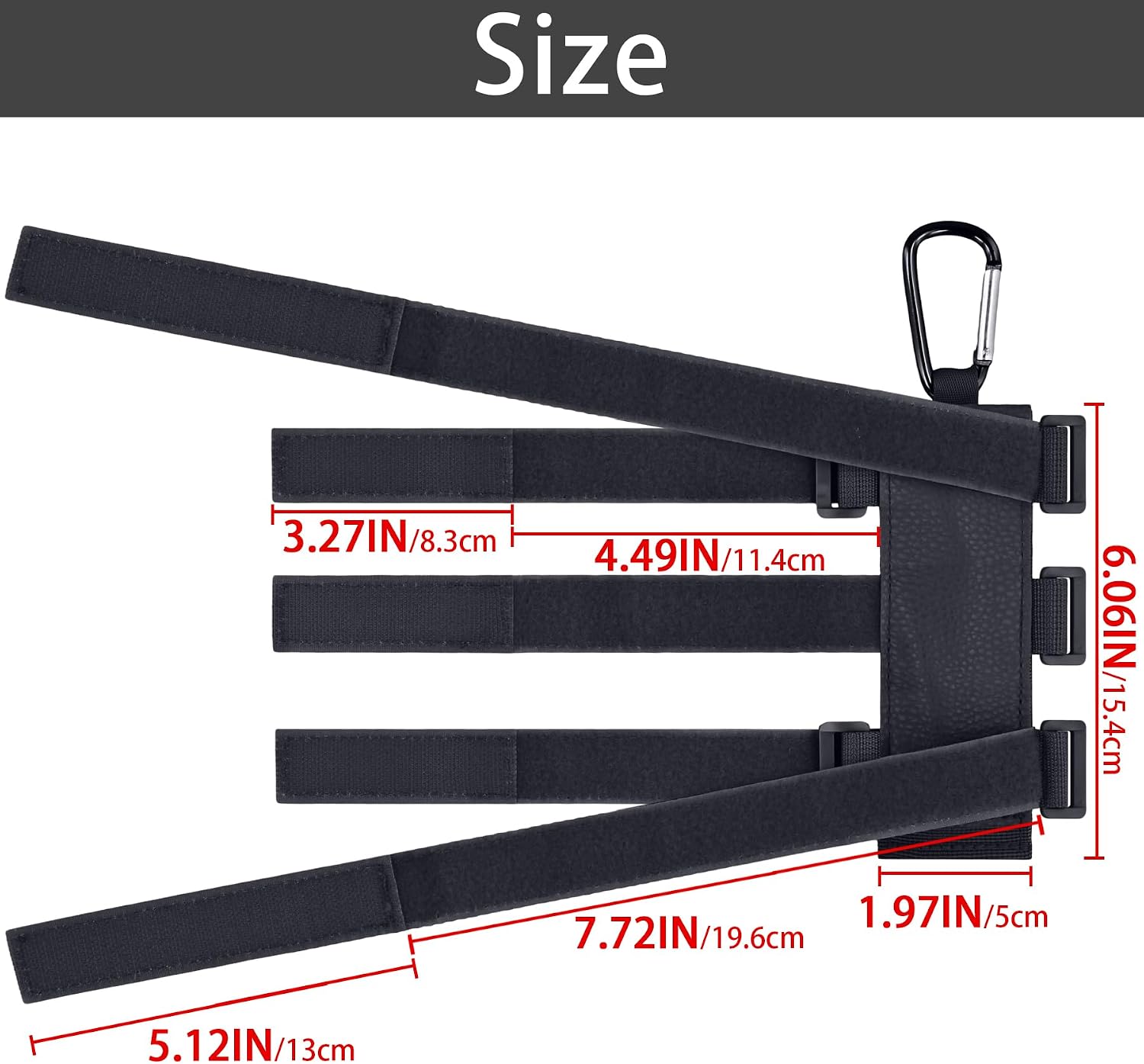 Portable Speaker Mount for Most Bluetooth Speakers, Adjustable Speaker Mount Suitable for Railing or Handlebar of Golf Carts, Scooters, Bicycles, UTV, Boat(Black Case)