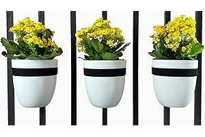 Railing Planter Holder: Floating Flower Balcony Wall Planter