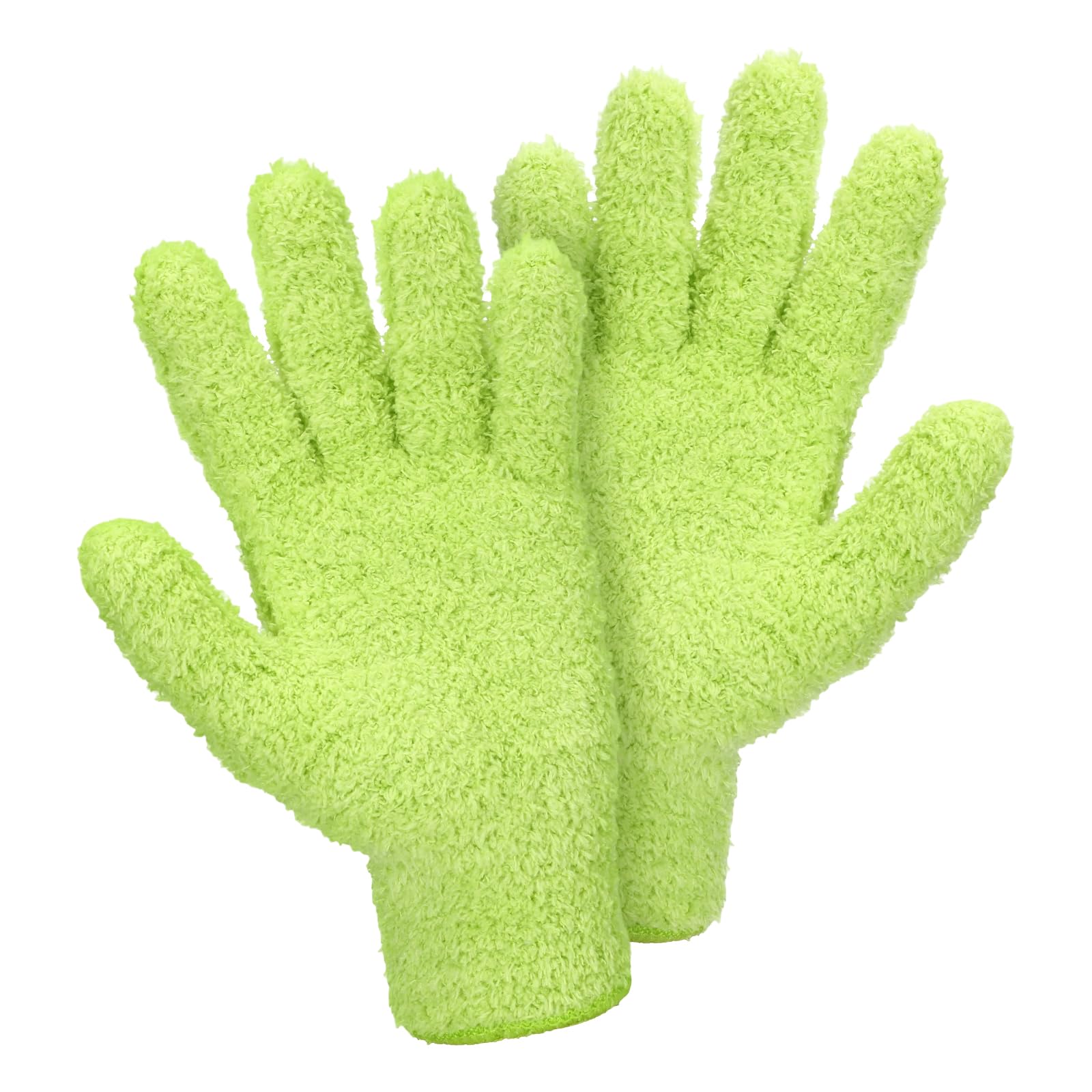 Photo 1 of ***STOCK PHOTO REFERENCE ONLY***Abeillo Microfiber Gloves for Plants Dusting Cleaning, Reusable Washable Cleaning Gloves Mittens House Cars Blinds Dusting