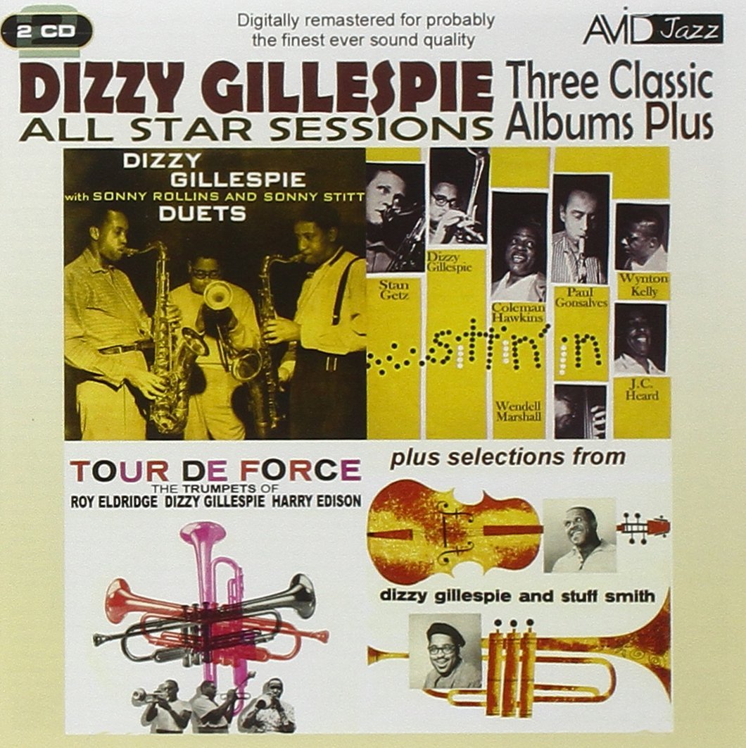 Dizzy Gillespie All Star Sessions-Three Classic Albums Plus 2-CD NEW SEALED Jazz