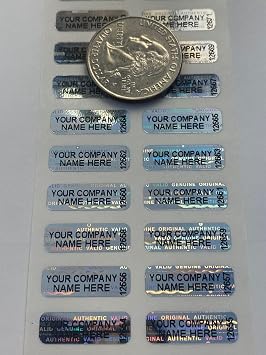 2000 SMALL CUSTOM PRINTED HOLOGRAM LABELS STICKERS