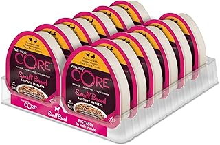 Wellness CORE Small Breed Savoury Medleys Wet Dog Food for Small Dogs, Chicken & Duck, 12 x 85 g, No Added Sugar, Grain-Free, High Meat Content product image
