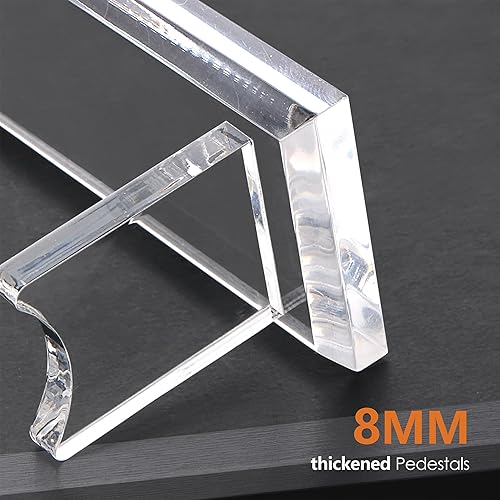 Miniatura 5 de SANRUI Soporte de acrílico para bolígrafo, soporte de exhibición para lápiz estilográfico, soporte para brochas de maquillaje, soporte para