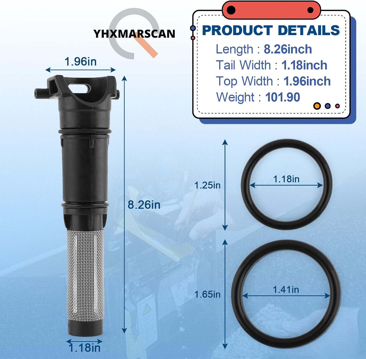 Replacement Filter Compatible with Truma AquaGo Hot Water Heater Water Filter for Truma RV Electric Antifreeze Replacement Part(Only Filter)