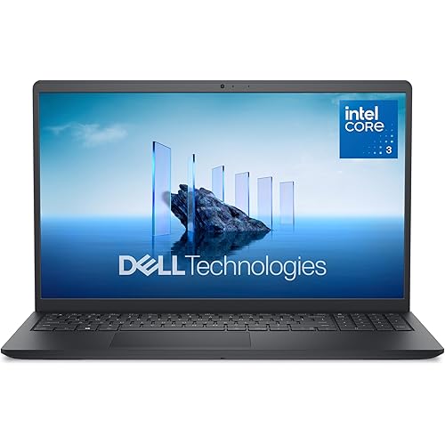 Dell 15 Laptop DC15250-15.6-inch FHD 120Hz Display, Intel Core 3 Processor 100U Processor, 8GB DDR4 RAM, 512GB SSD, Intel UHD Graphics, Windows 11 Home, Onsite Service - Carbon Black