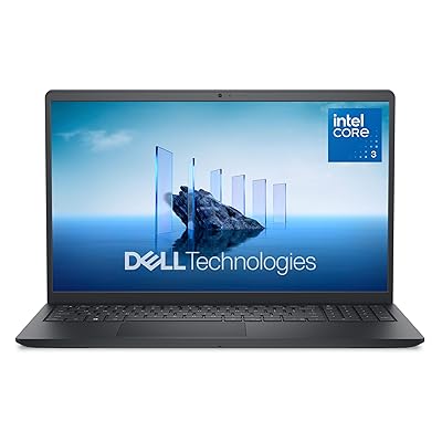 Dell 15 Laptop DC15250-15.6-inch FHD 120Hz Display, Intel Core 3 Processor 100U Processor, 8GB DDR4 RAM, 512GB SSD, Intel UHD Graphics, Windows 11 Home, Onsite Service - Carbon Black