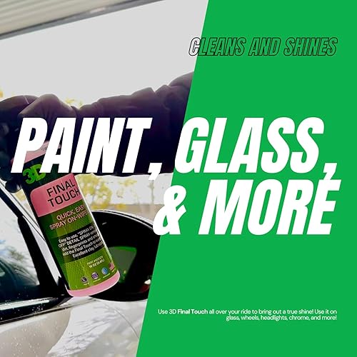 Miniatura 10 de Final Touch Lavado de auto sin agua con protección de cera Detalle automático rápido Lavado en seco y cera Express Funciona en pintura, vidrio