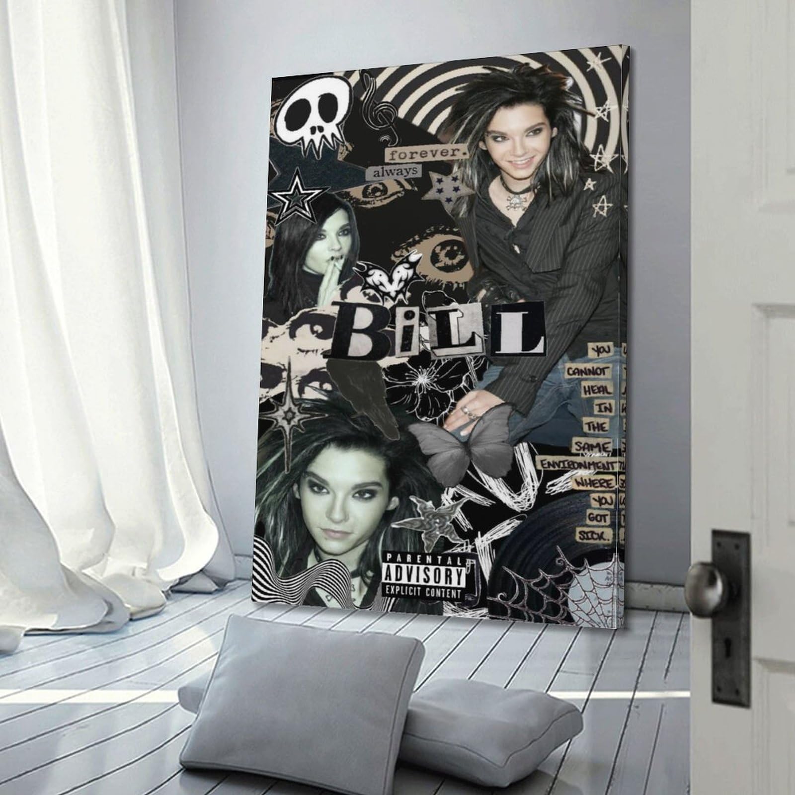 Tom Kaulitz Poster 40x60cm - Wasserfeste Wanddekoration Für Wohnzimmer & Büro