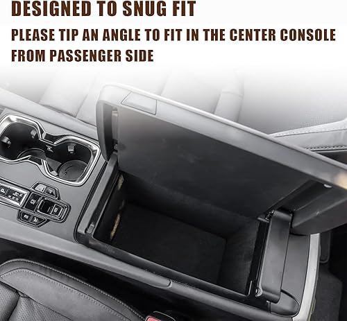 Miniatura 5 de Compatible con Lexus RX 2023, organizador de consola central, bandeja de inserción, reposabrazos de material ABS, caja de almacenamiento secundaria,