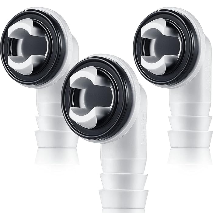 Buy 3 Pieces 3/5 Inch Air Conditioner Drain Hose Connector Window AC