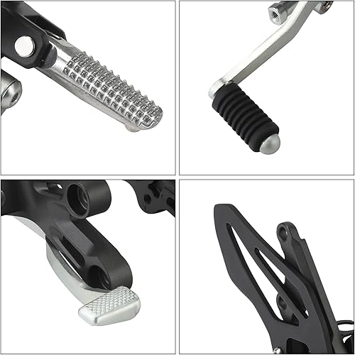 Miniatura 8 de TCT-MOTORPARTS Soporte de pedales de descanso para conductor delantero para YAMAHA YZF-R7 YZF R7 2022-2024