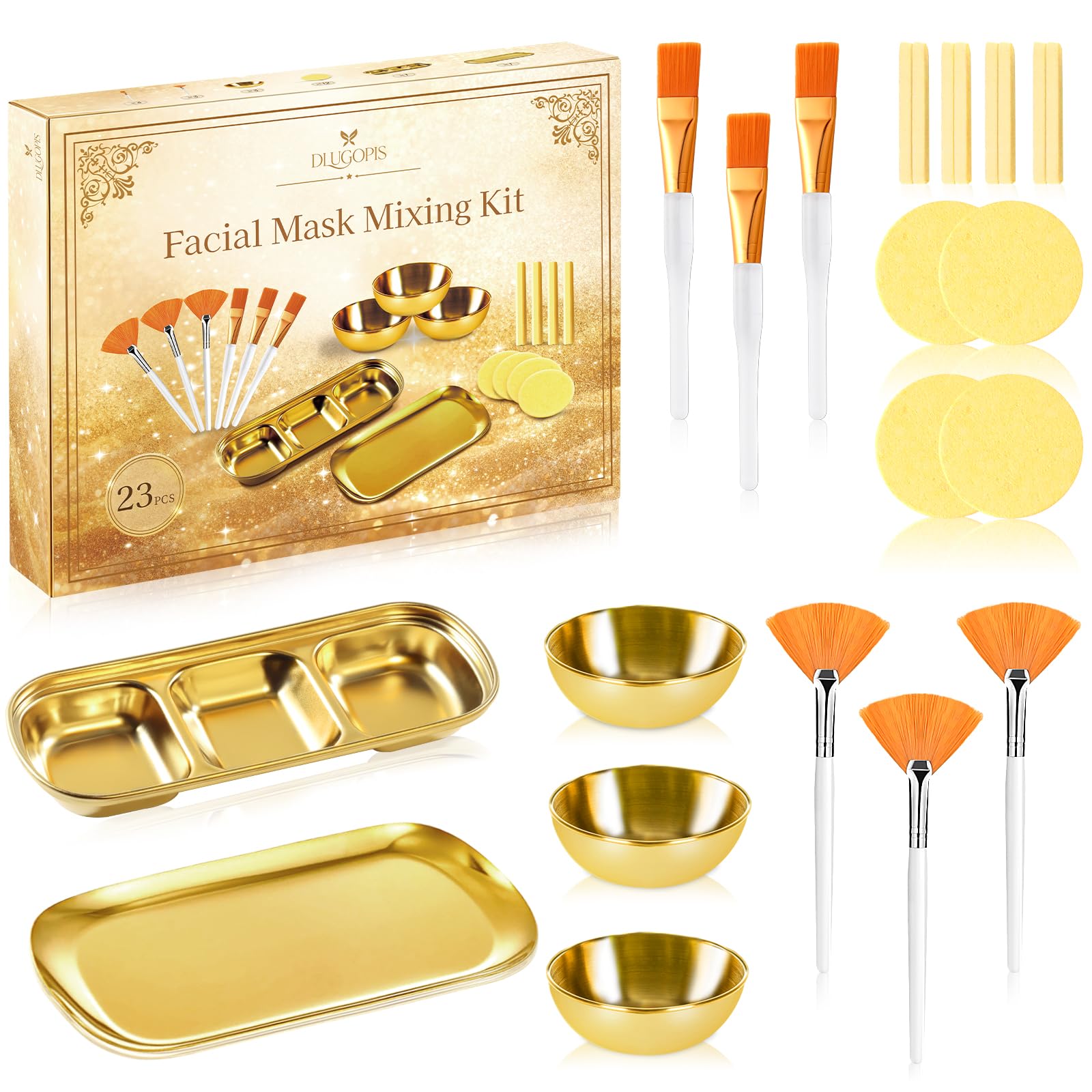 Amazon.com: 23 Pcs Esthetician Supplies 3 Stainless Steel Gold