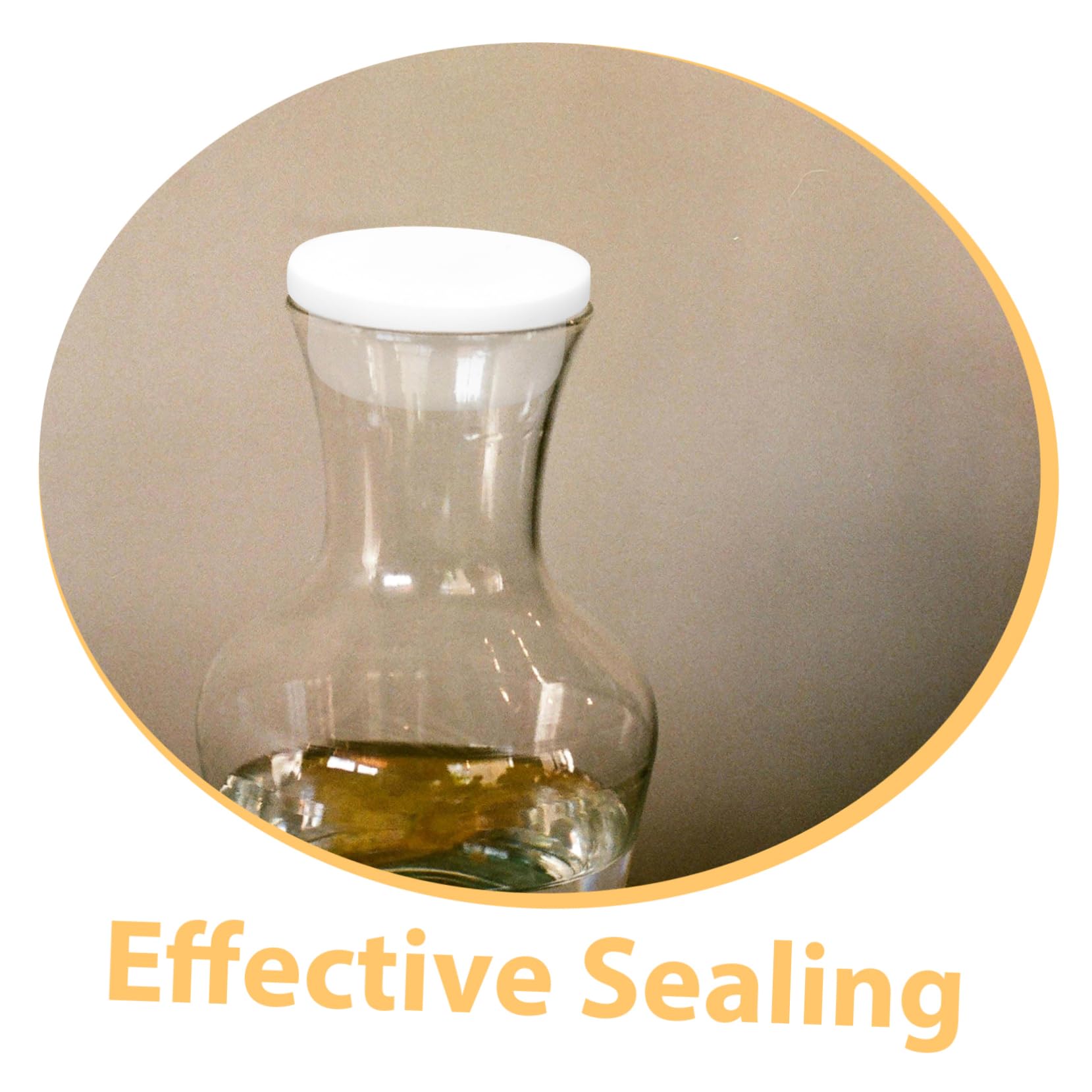 STOBAZA 32.3mm Silicone Plug Set Reusable Bottle Stoppers for Salt Pepper Wine Beverage and Sink Holes