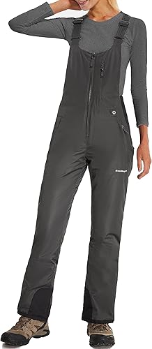 Miniatura 2 de Baberos de nieve para mujer, impermeables, resistentes al viento, aislados, pantalones de snowboard para invierno