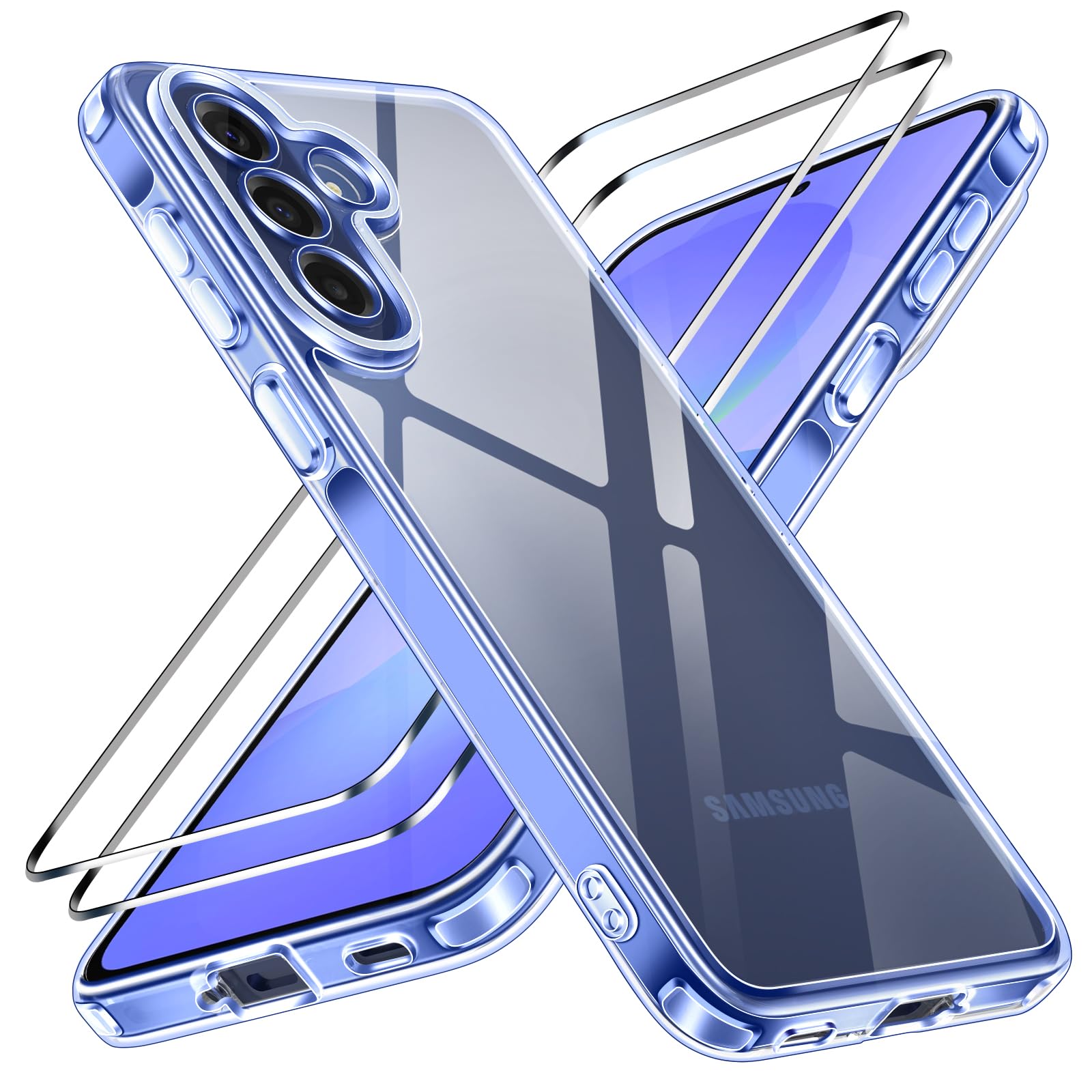 ivoler Clara Funda para iPhone 17, con 2 Piezas Cristal Templado, [Protección Militar] Anti-Amarillo Carcasa Antigolpes Bumper Case Cover - Transparente — view 120