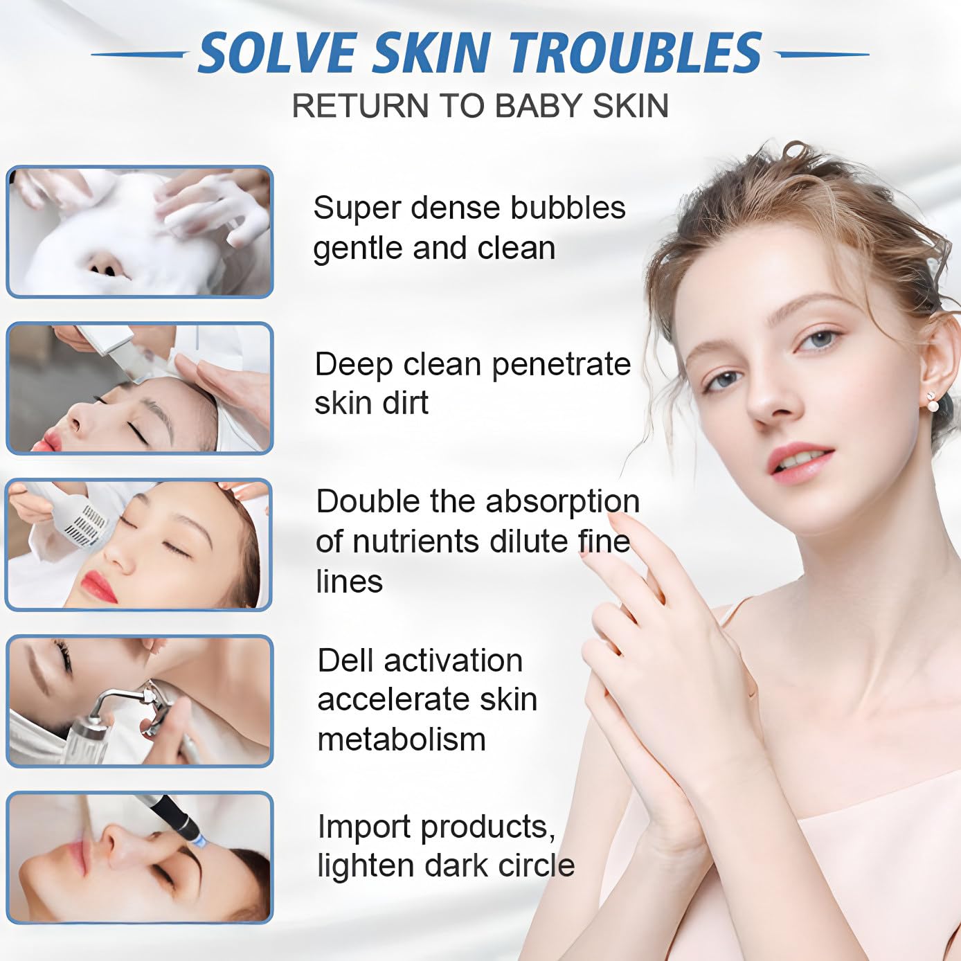 14-in-1-Hydra-Dermabrasionsgerät | Diamant-Peeling,Hydra-Wasserstrahl-Gesichtsbehandlung, Mikrodermabrasion,Gesichtsreinigung und Hydro-Facial-Schönheitsgerät