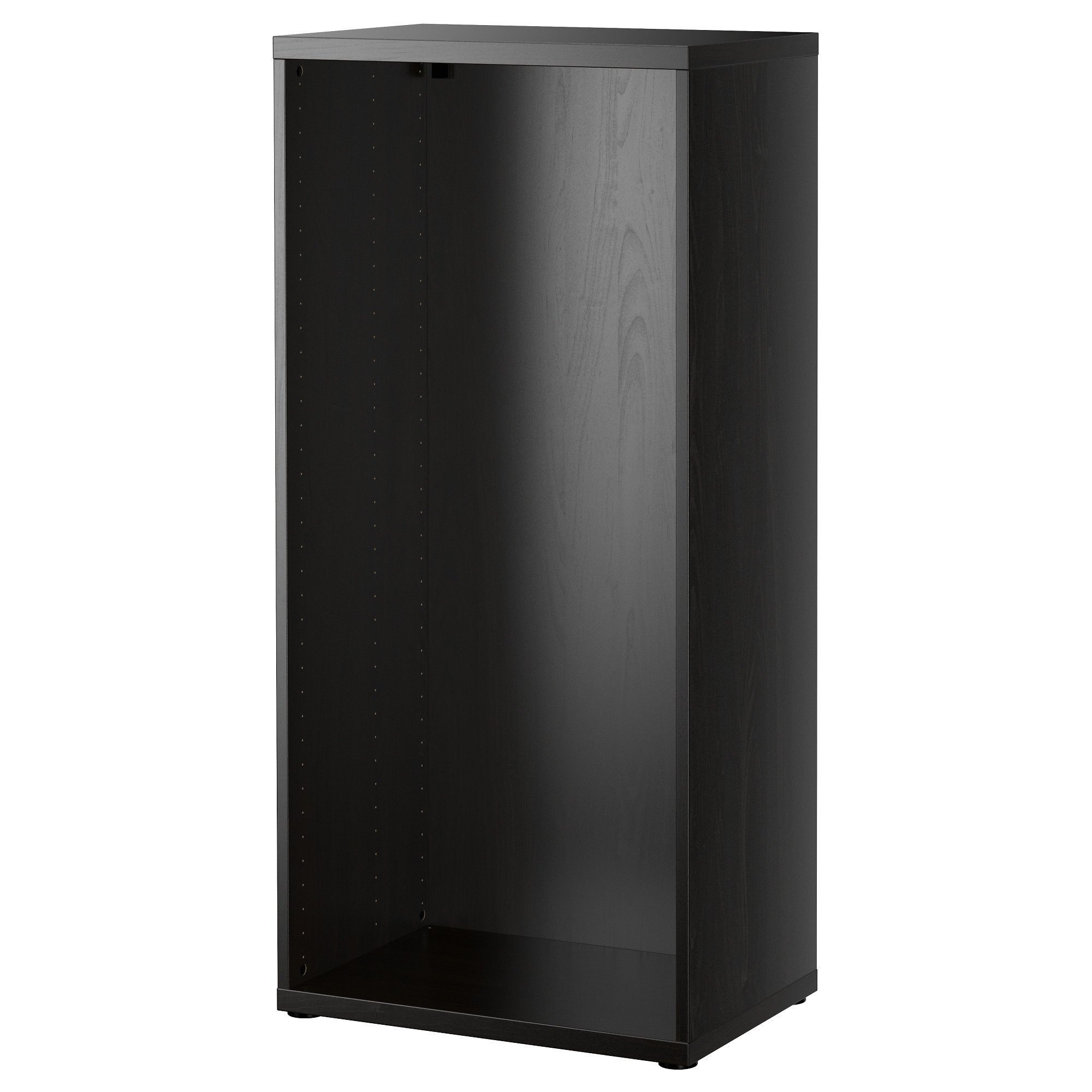 Structure BESTÅ ProTuning noir-brun 60x40x128 cm au design épuré chic