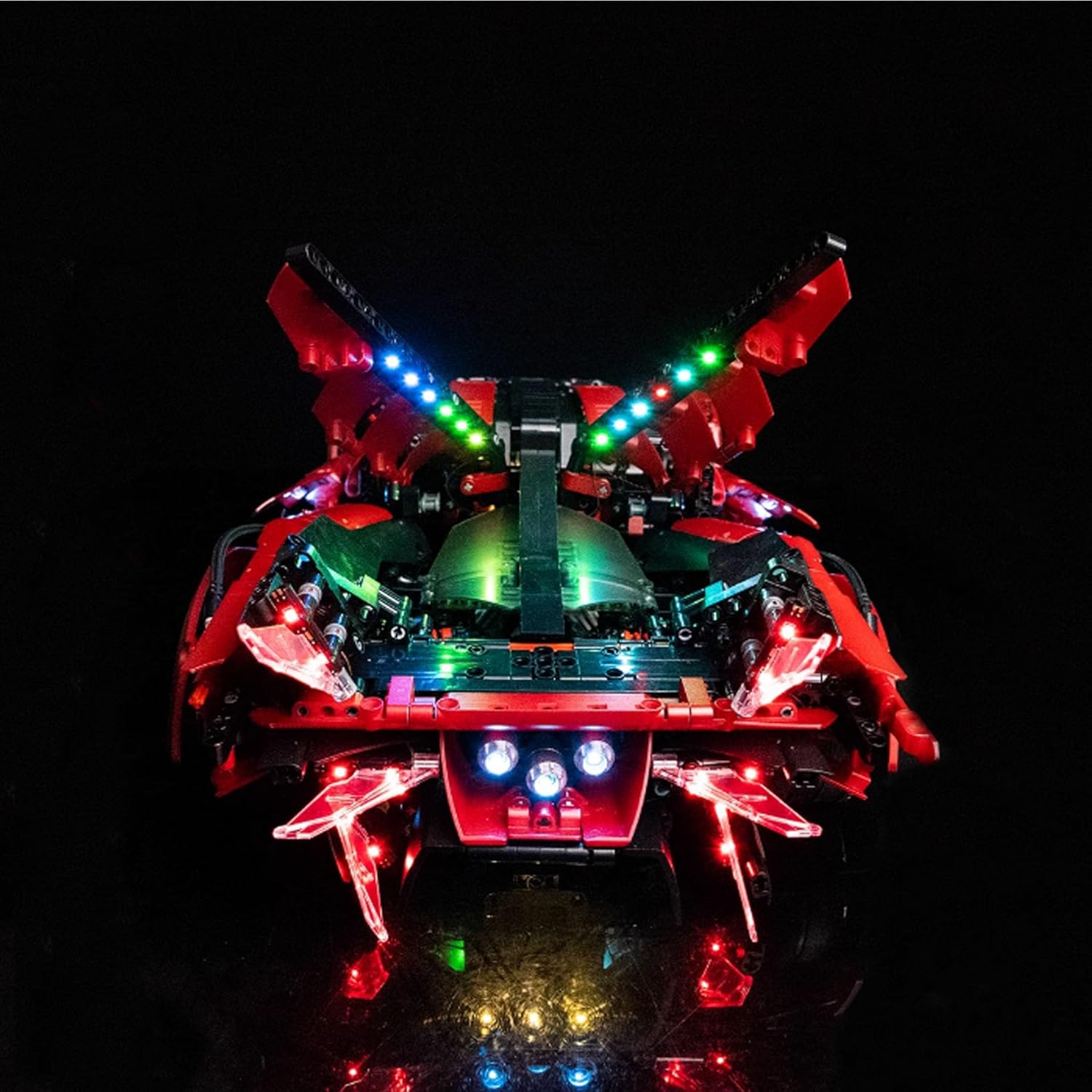 LED Lighting Kit Compatible with Lego 10519 Sports Car Series LED Light Set (Model Kit Not Included - Lighting Components Only) (Control Style)