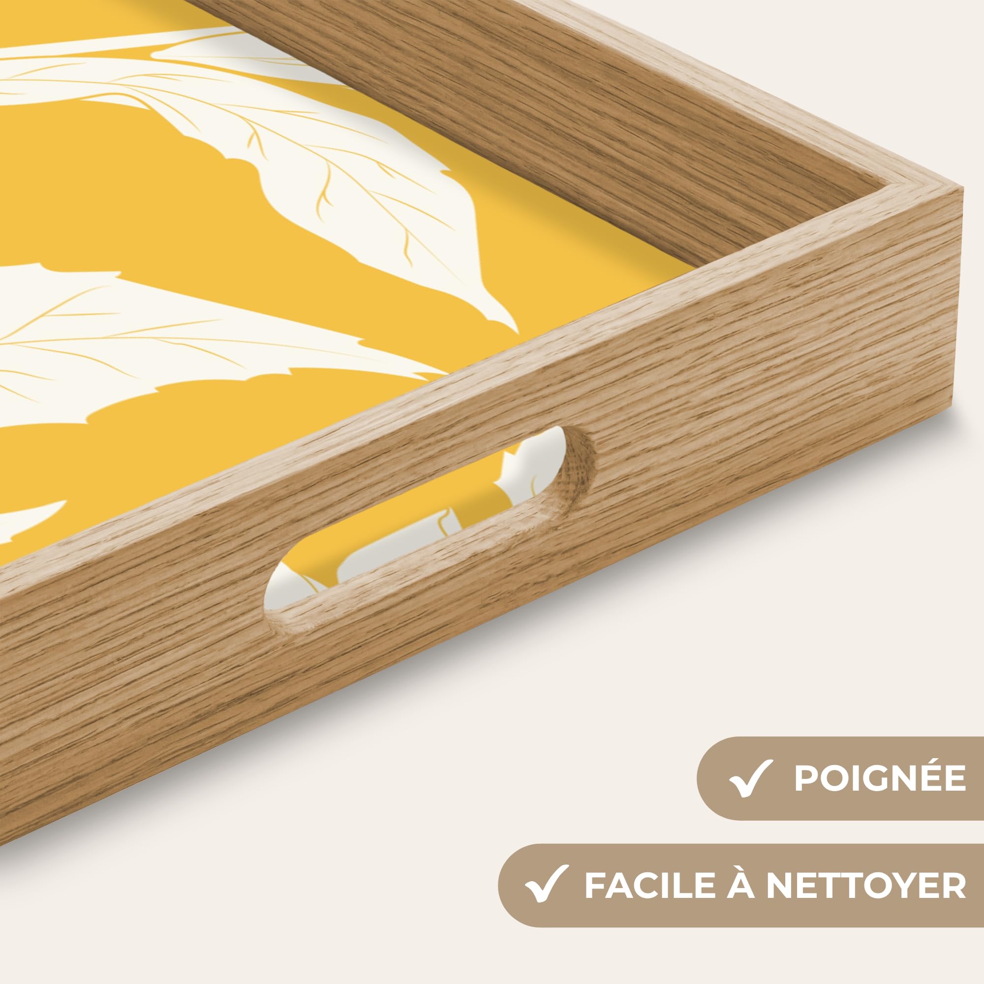 Plateau De Service Plateaux Repas Bois Decoratif Table Dejeuner