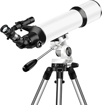 Telescope,Galaeyes 90mm Aperture 600mm FL, Telescope for Adults High Powered,Metal AZ & Stainless Steel Tripod, Stargazing APP & Phone Adapter,Aperture 90mm