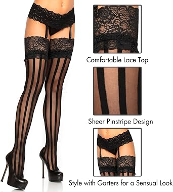 Leg Avenue Women's Hosiery Lace Thigh Highs