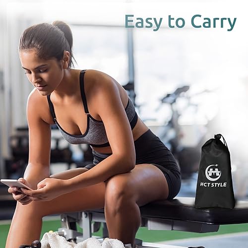 Miniatura 7 de Bandas de resistencia para ejercitarse hombres y mujeres, juego de 5 niveles diferentes para yoga, pilates, látex natural no tóxico e inodoro, no se