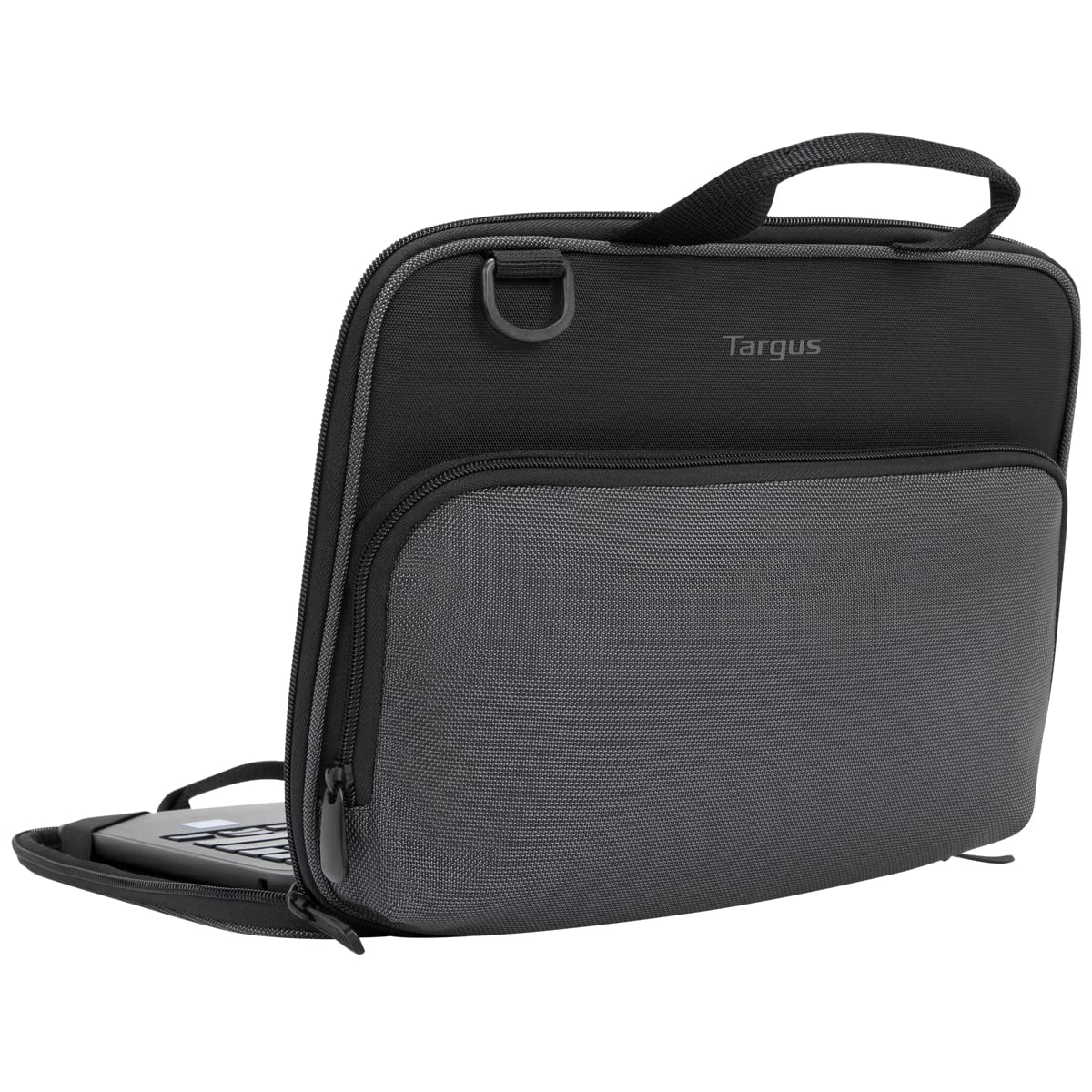 Targus Funda Work-in Essentials para Chromebook 11,6", maletín para portátil con Interior Suave, maletín Profesional, Funda Protectora – Negro/Gris, TED006GL