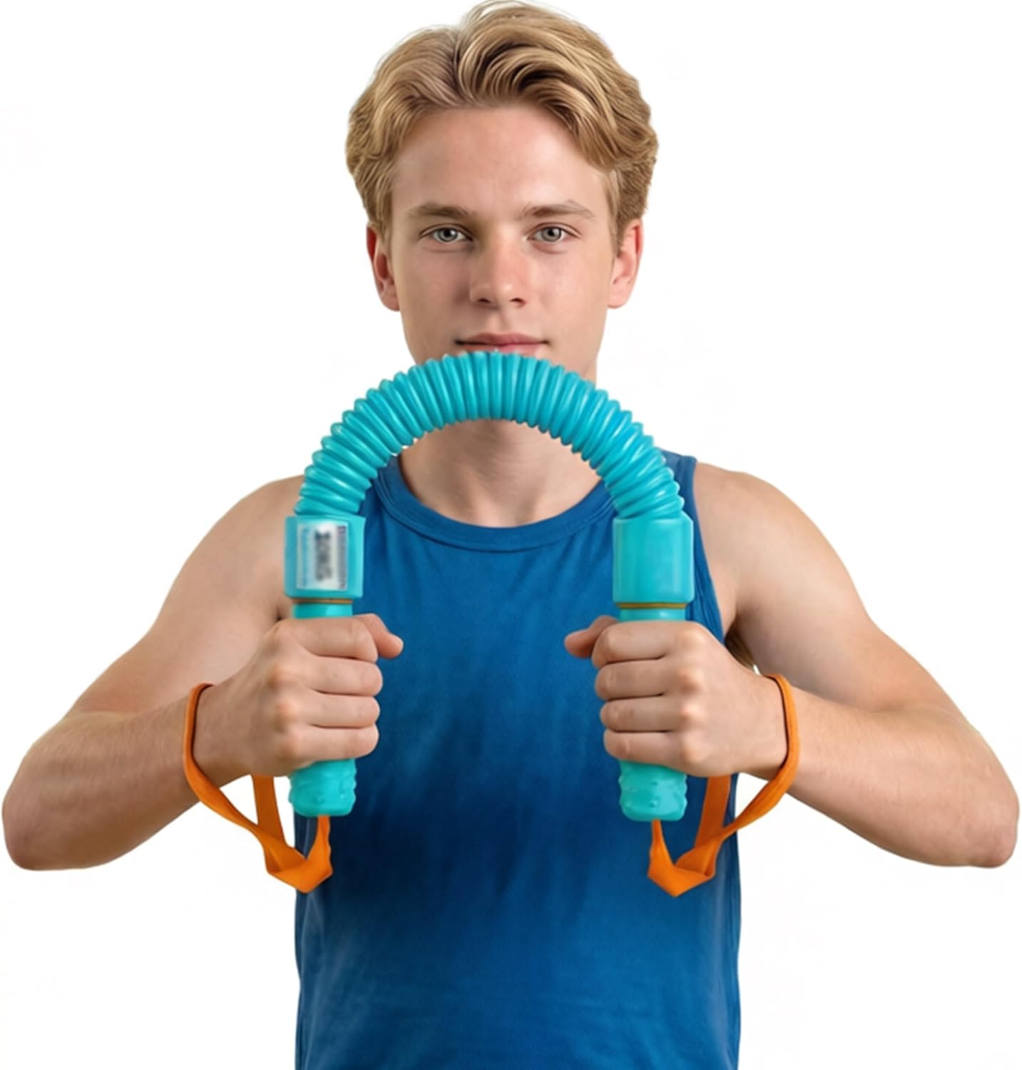 Power Twister Bar, 22 Lbs to 132 Lbs Power Twister, Spring Chest Expander, Arm Exerciser Upper Body Equipment for Chest, Forearm, Arms, Bicep and Back Strengthening